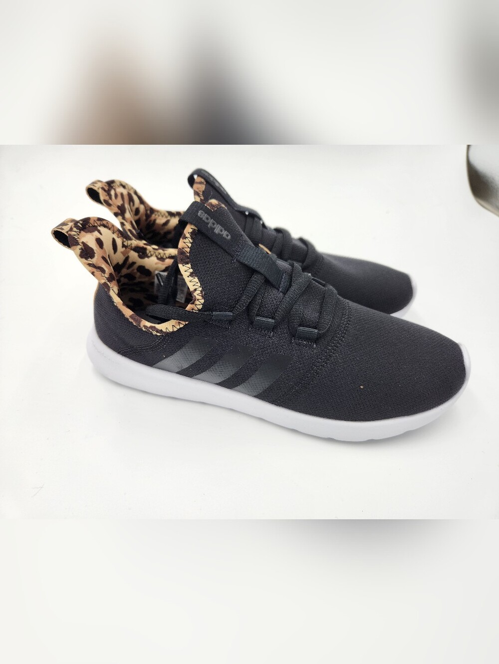 Adidas Cloudfoam Pure 2.0 Shoes Black Leopard Women's Size 9 NWT